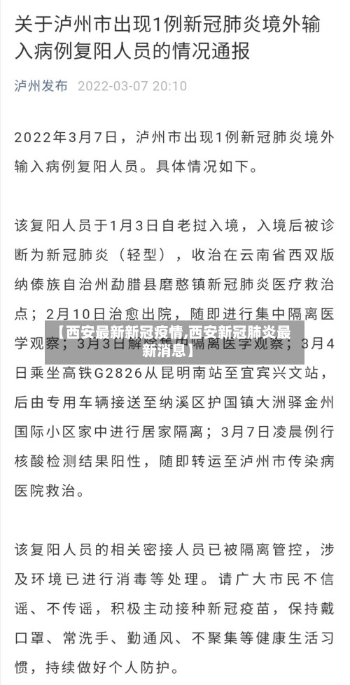【西安最新新冠疫情,西安新冠肺炎最新消息】